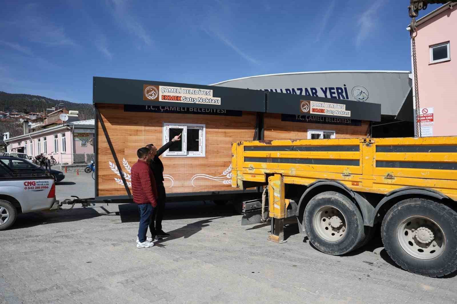 &Ccedil;ameli&rsquo;de y&ouml;resel ekmek satış noktaları hizmete hazırlanıyor
