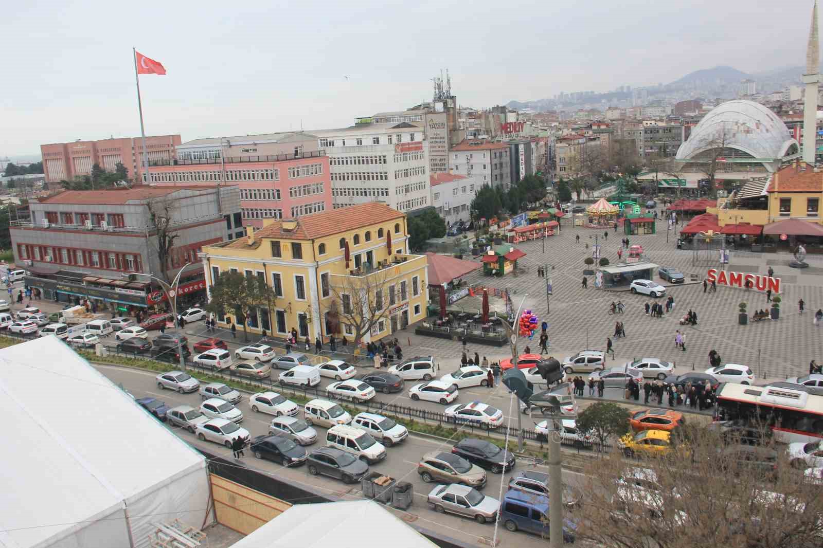 Samsun&rsquo;da bayram yoğunluğu
