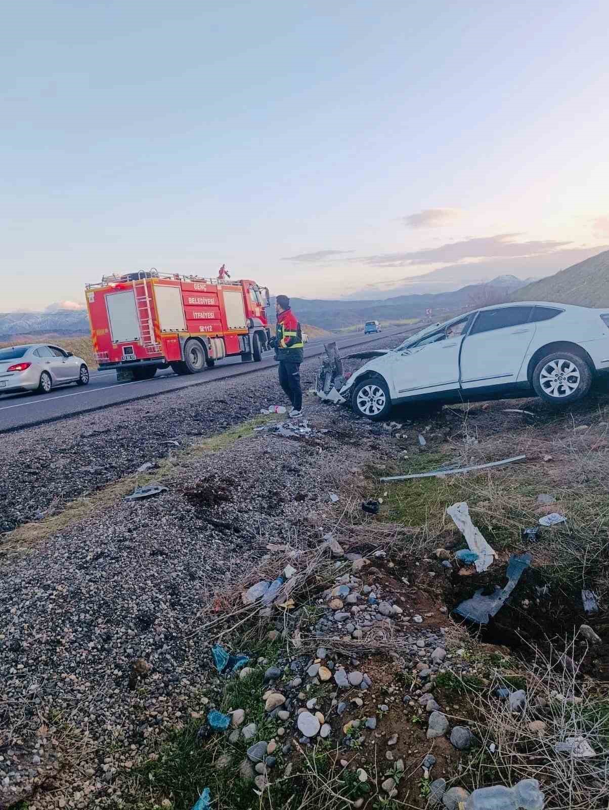 Bing&ouml;l&rsquo;de trafik kazası: 1 yaralı
