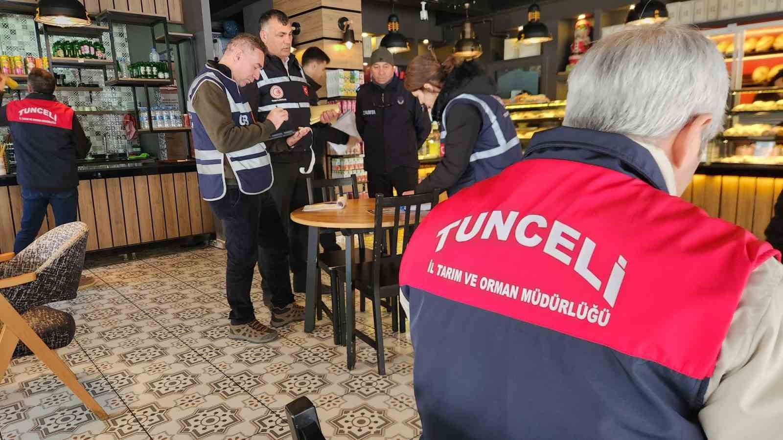 Tunceli’de bayram öncesi sıkı denetim