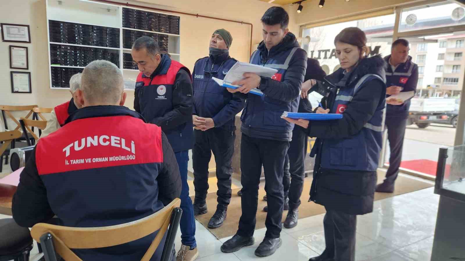 Tunceli’de bayram öncesi sıkı denetim
