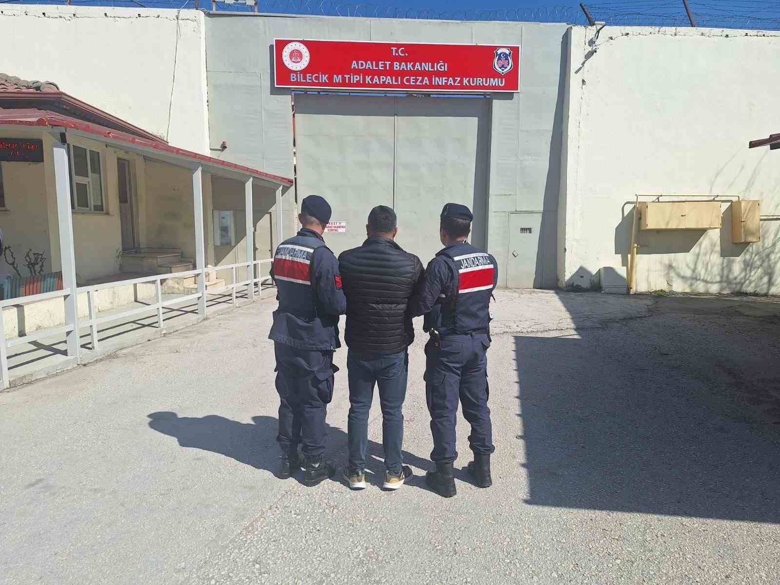 Bilecik’te 3 yıl 9 ay hapis cezası olan şahıs yakalandı