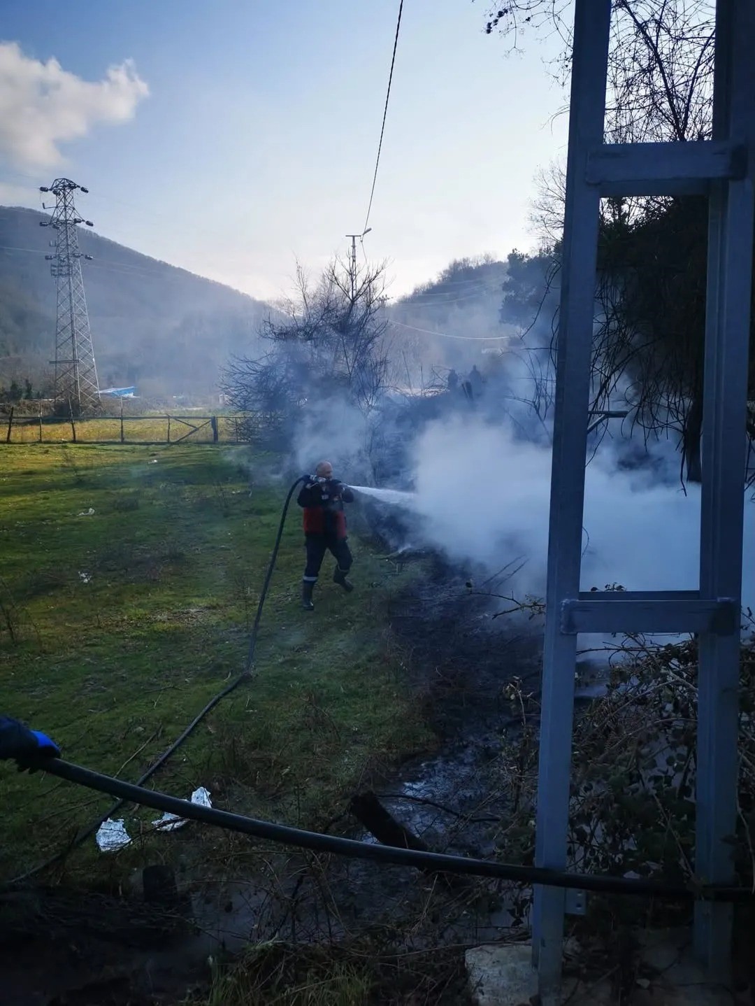 Sinop&rsquo;ta yangın paniği
