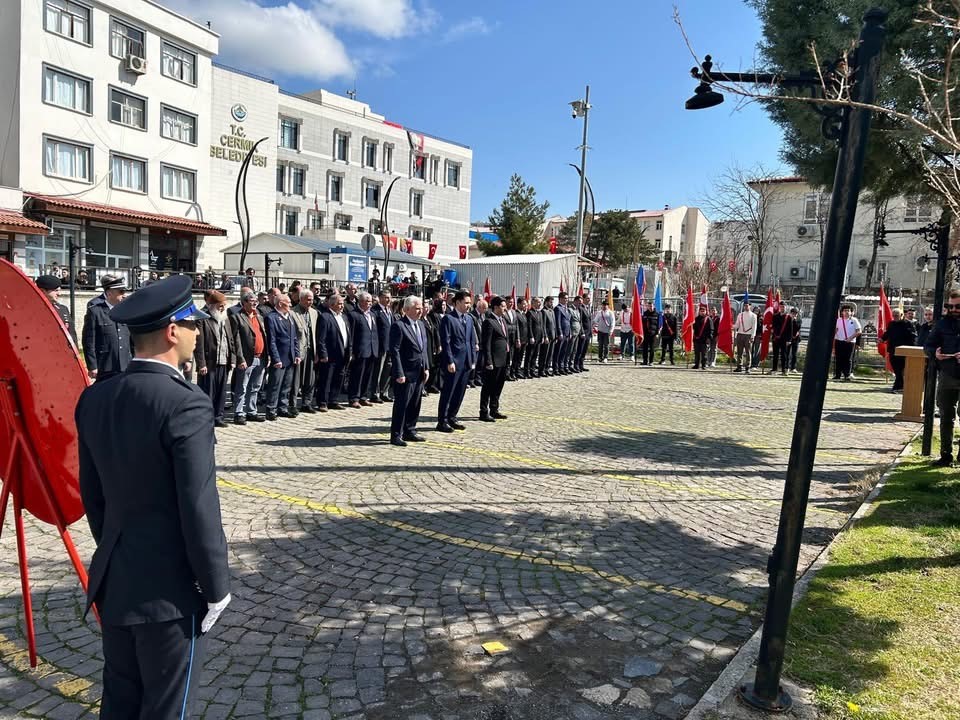 &Ccedil;ermik&rsquo;te 18 Mart &Ccedil;anakkale zaferi kutlandı
