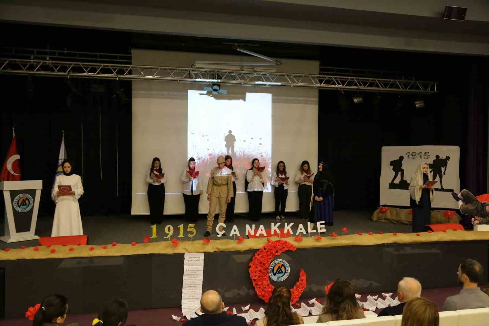 Avrasya &Uuml;niversitesi&rsquo;nde &Ccedil;anakkale ruhu yaşatıldı
