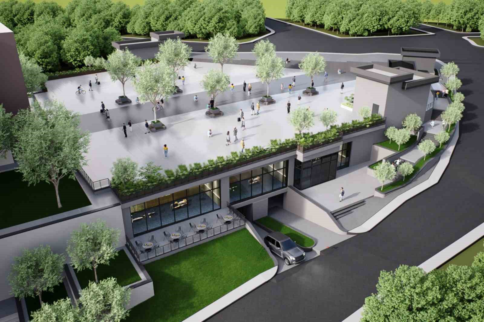 Dilovası Kent Meydanı Projesi&rsquo;nde inşaat &ccedil;alışmaları hızla ilerliyor
