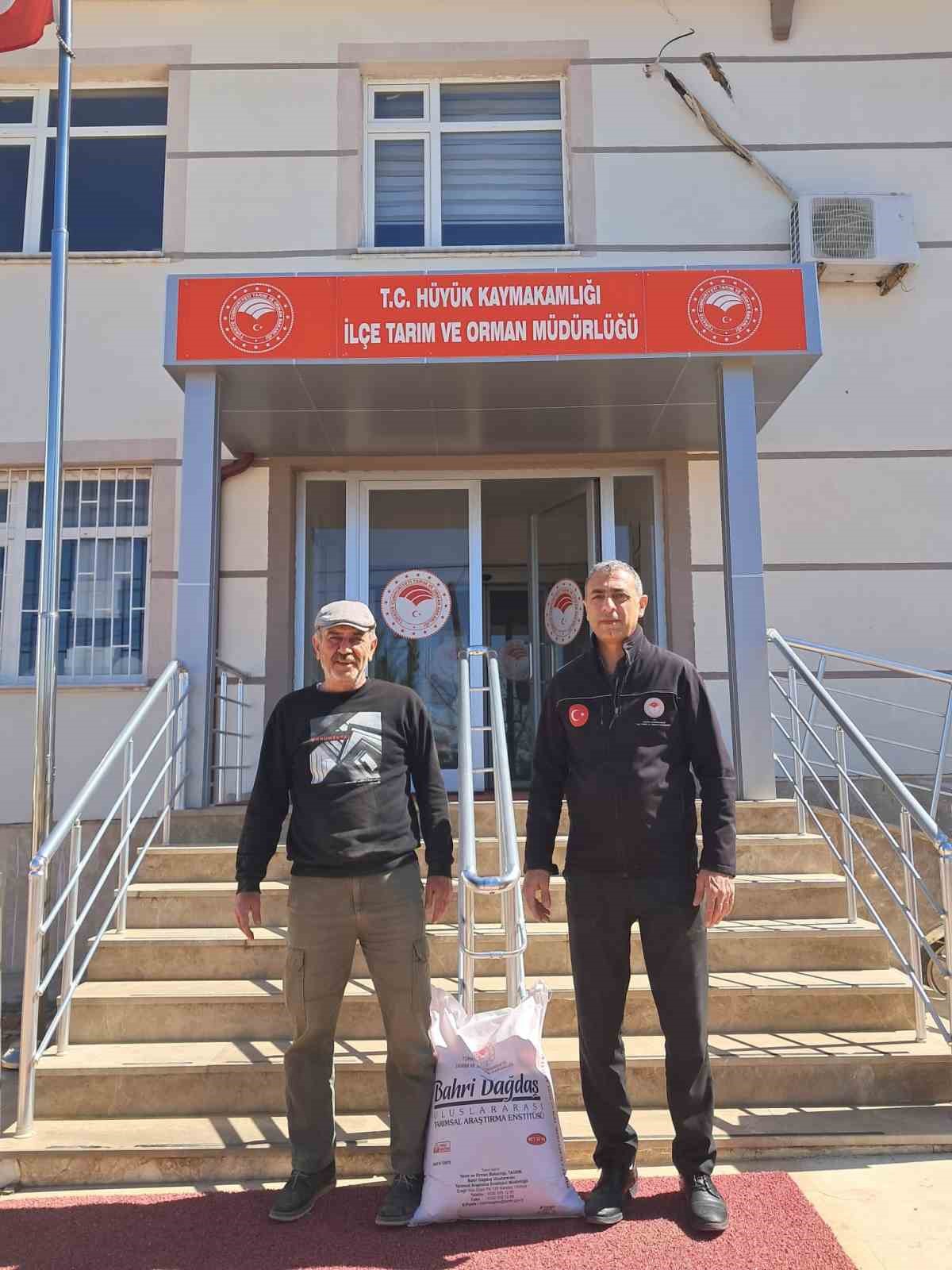 H&uuml;y&uuml;k&rsquo;te yulaf &uuml;retimine demonstrasyon desteği
