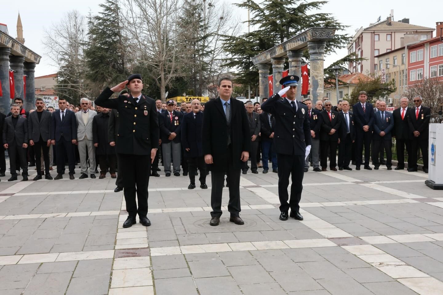 Beyşehir, Akşehir ve H&uuml;y&uuml;k&rsquo;te şehitler anıldı
