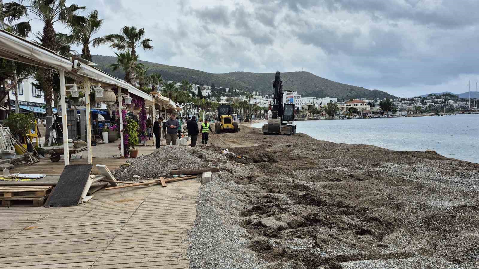 Bodrum Kumbah&ccedil;e&rsquo;de d&uuml;zenleme &ccedil;alışmaları başladı
