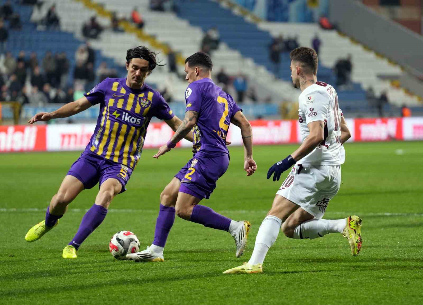 Trendyol S&uuml;per Lig: Ey&uuml;pspor: 0 - Trabzonspor: 0 (Ma&ccedil; devam ediyor)
