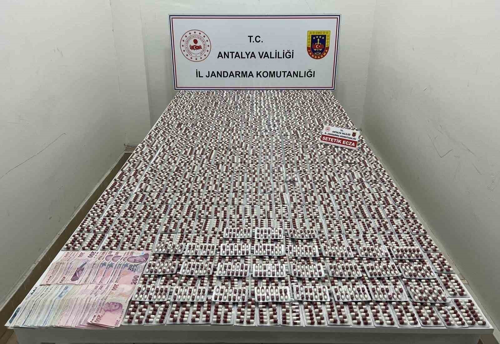 Kepez’de 15 bin adet uyuşturucu hap ele geçirildi