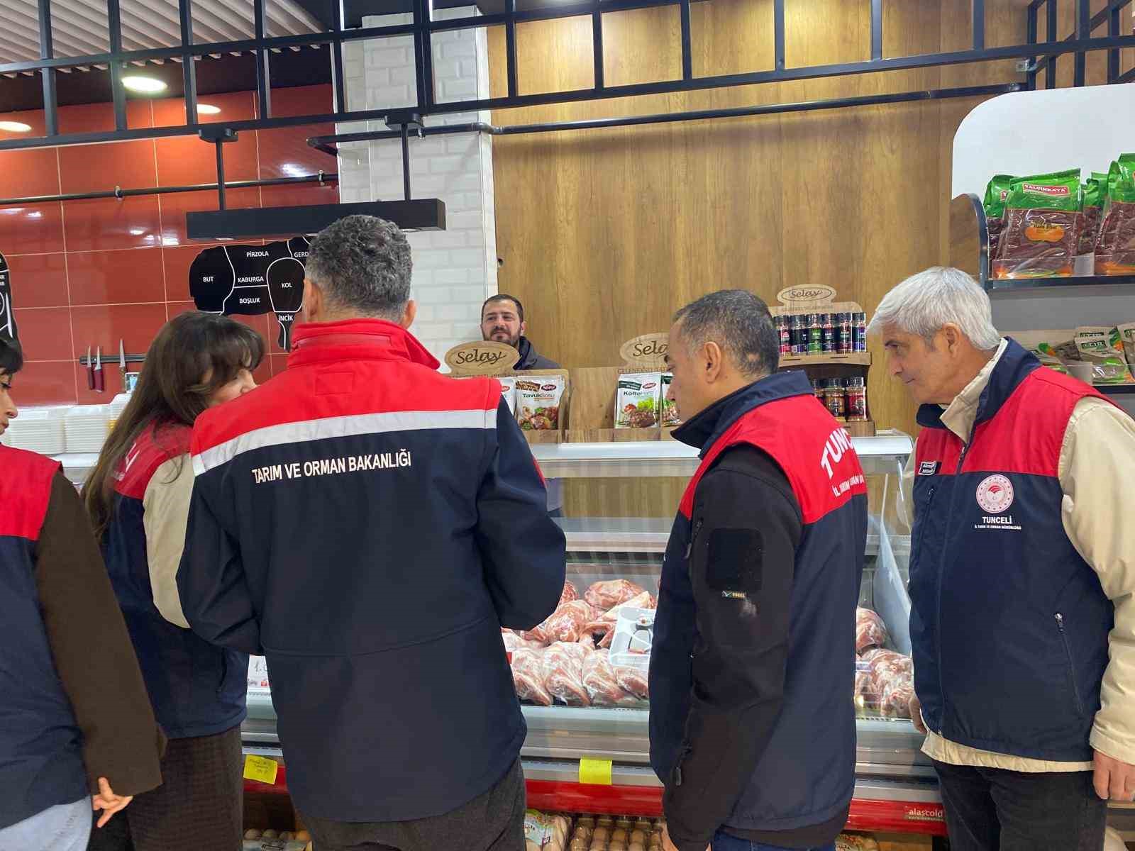 Bayram &ouml;ncesi gıda alarmı: Tunceli&rsquo;de denetimler sıklaştırıldı
