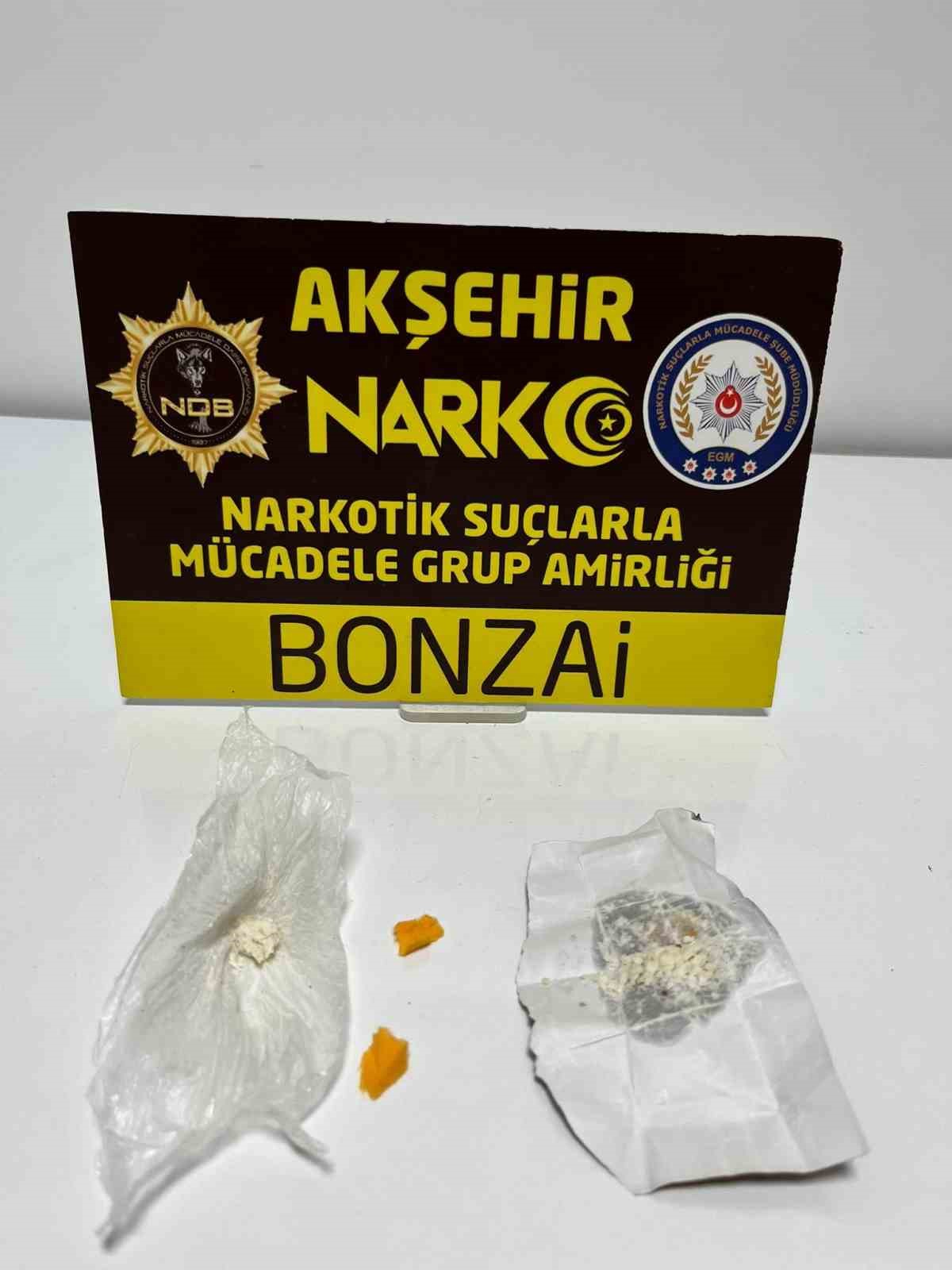 Akşehir’de uyuşturucu operasyonu: 1 tutuklama