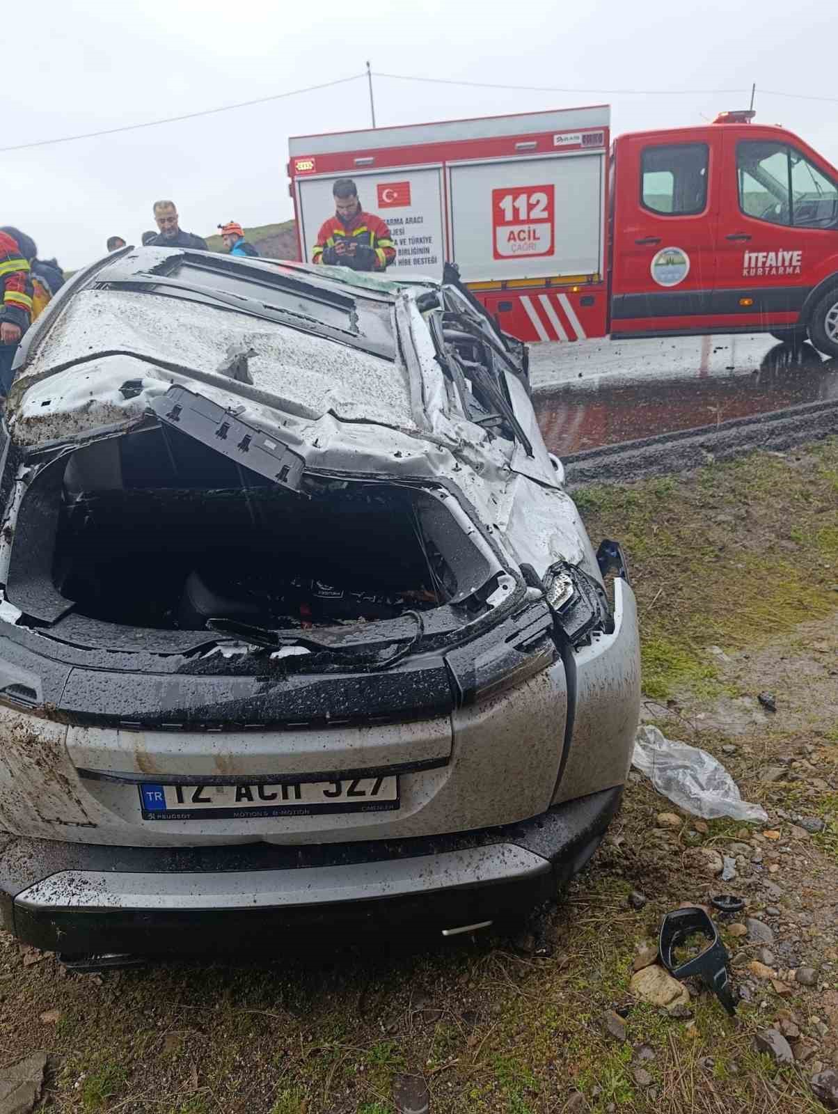 Bing&ouml;l&rsquo;de kaza: 4 yaralı
