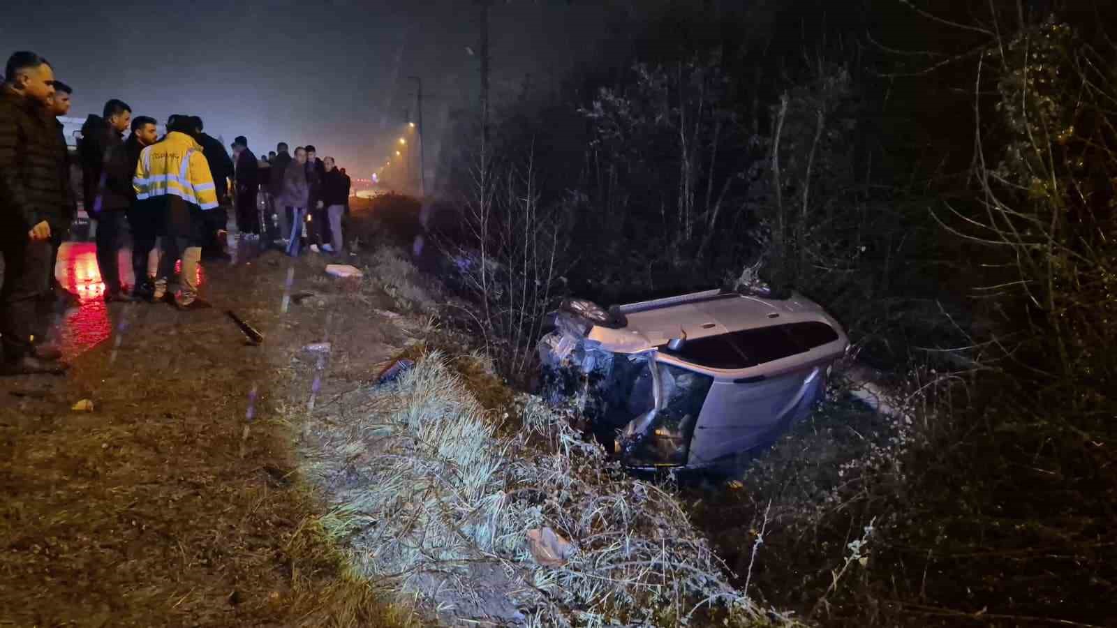 Aşırı yağış kazayı beraberinde getirdi: 6 kişi yaralandı