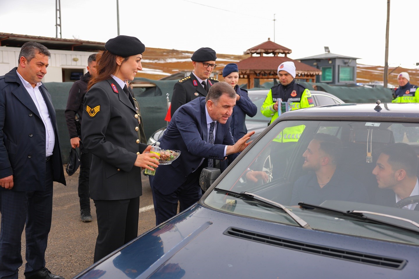 Bayburt&rsquo;ta g&ouml;rev başındaki g&uuml;venlik g&uuml;&ccedil;lerinin bayramı kutlandı
