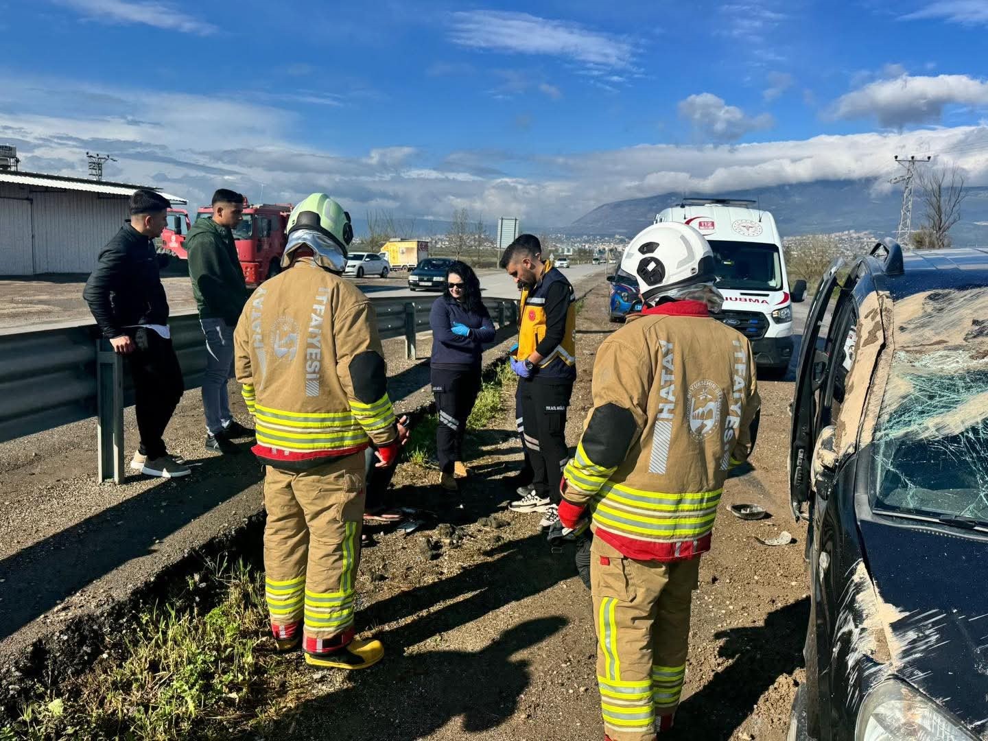 Kırıkhan’da trafik kazası: 1 yaralı