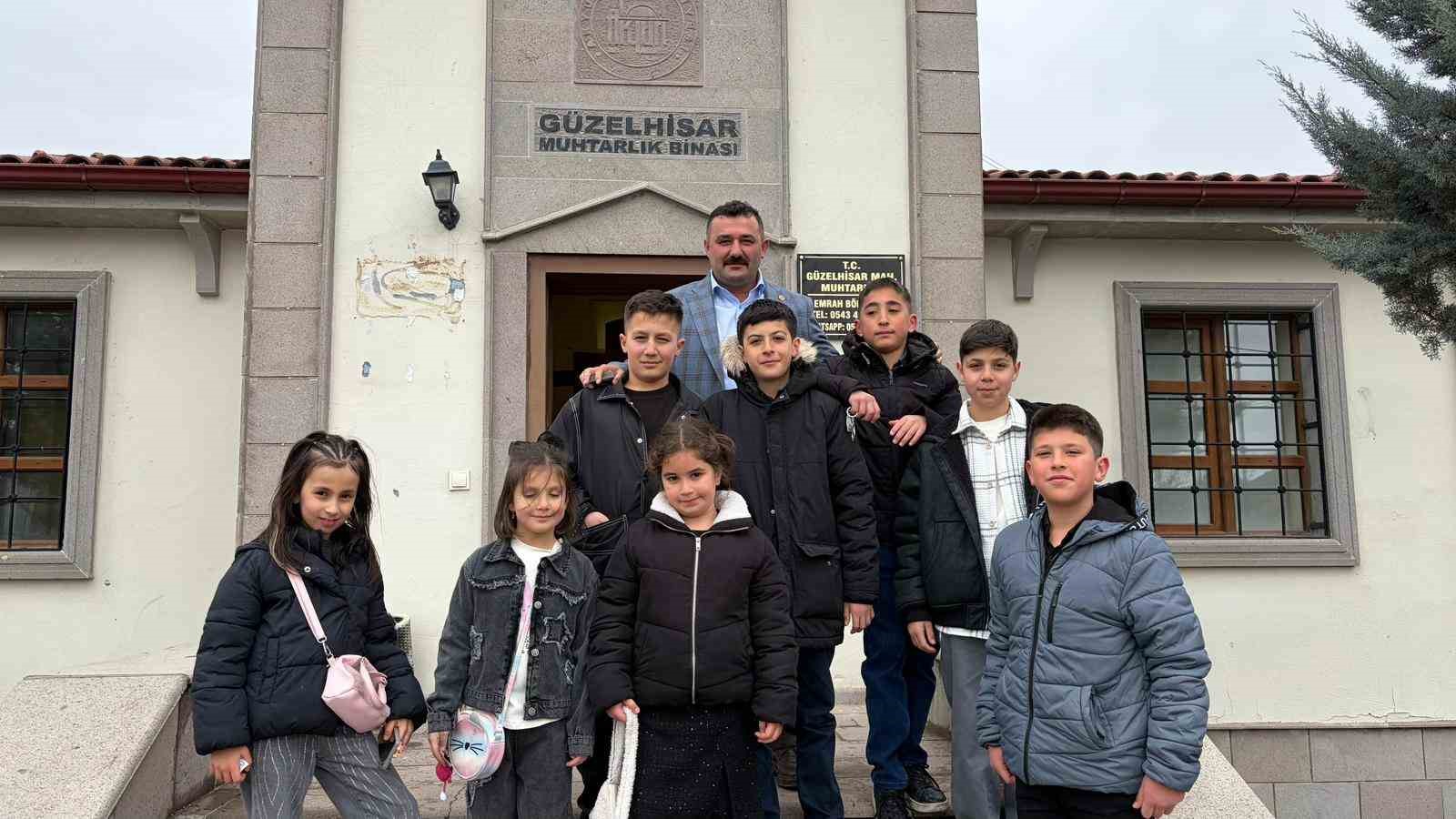 Güzelhisar Mahallesi muhtarından anlamlı bayram buluşması