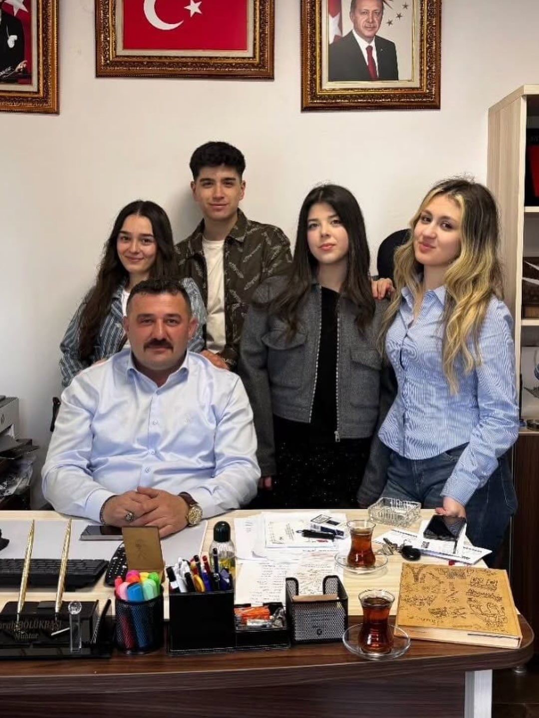 Güzelhisar Mahallesi muhtarından anlamlı bayram buluşması