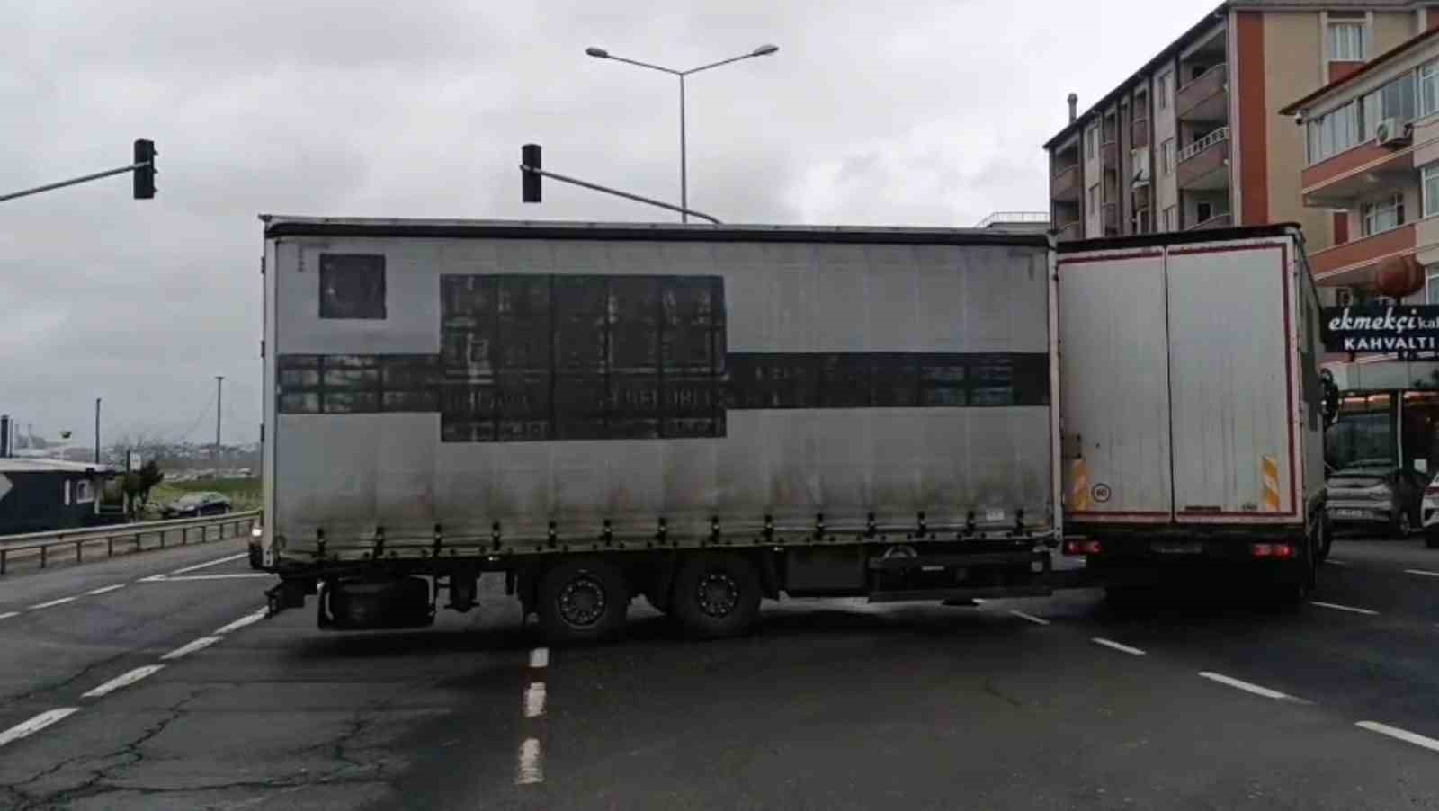 Bayram dönüşünde Tekirdağ yolunda ağır vasıta kısıtlaması