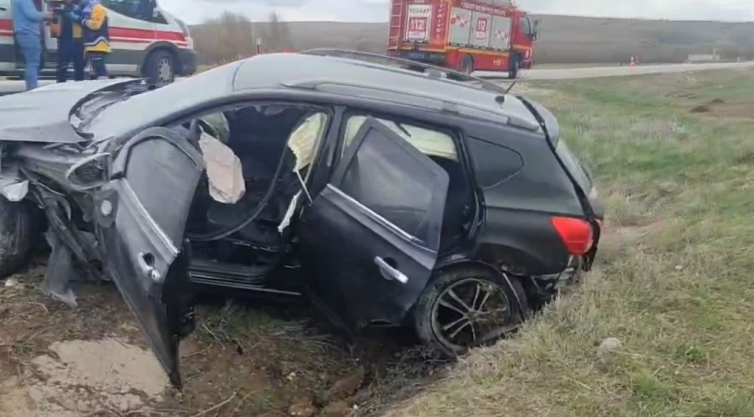 Yozgat&rsquo;ta trafik kazası: 3 yaralı
