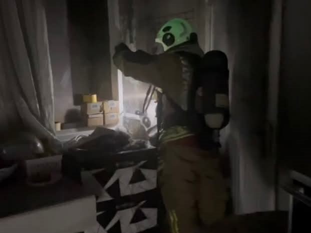 İskenderun’da ev yangını