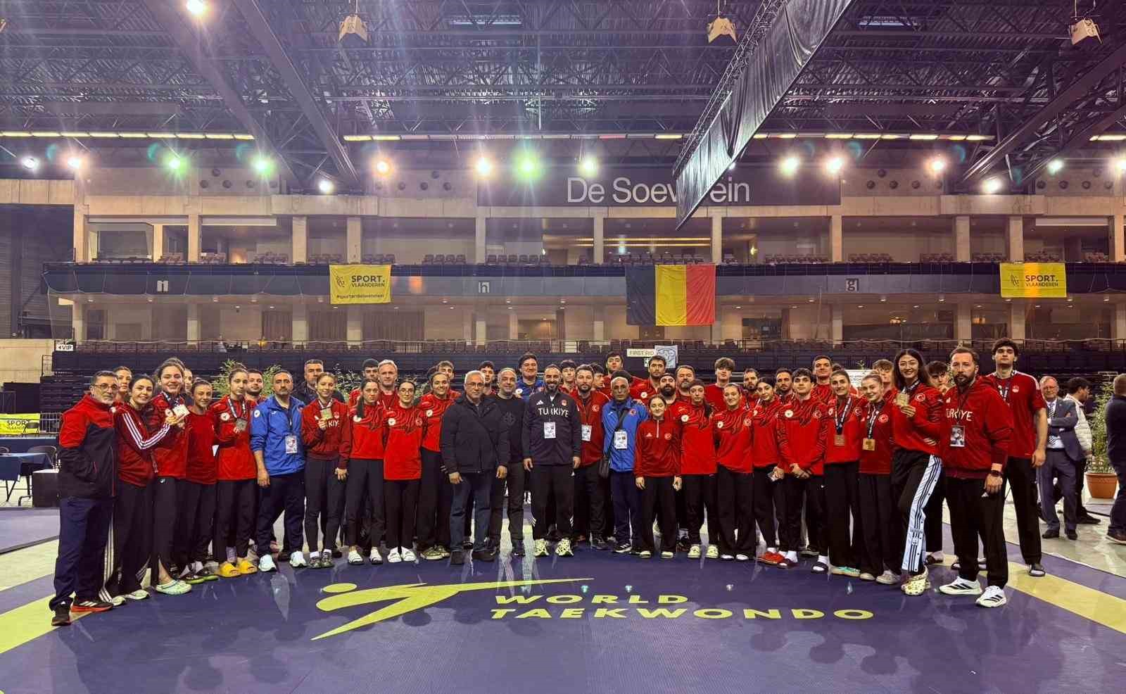 Milli taekwondoculardan Bel&ccedil;ika&rsquo;da 30 madalya birden
