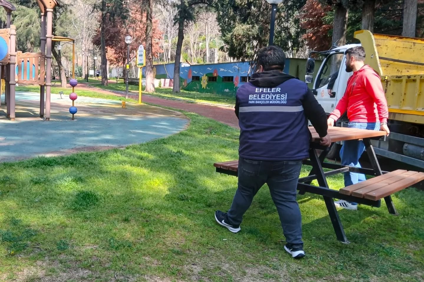 Efeler&rsquo;de Pınarbaşı Mesire Alanı bakıma alındı
