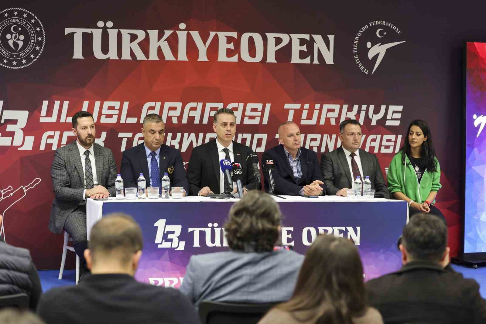 13. Uluslararası T&uuml;rkiye A&ccedil;ık Taekwondo Turnuvası&rsquo;nda heyecan yarın başlıyor
