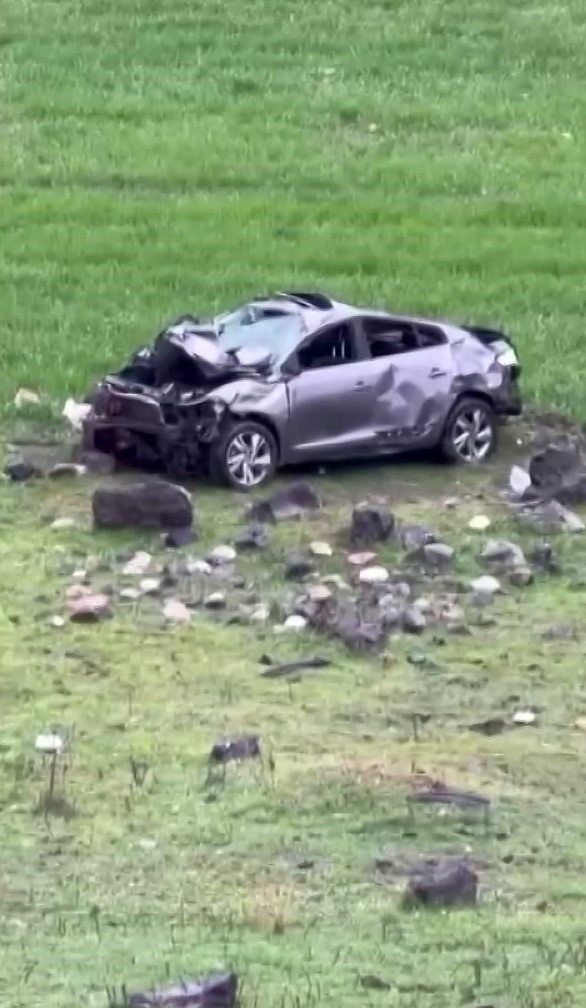 Batman’da araç uçuruma yuvarlandı: 1 yaralı