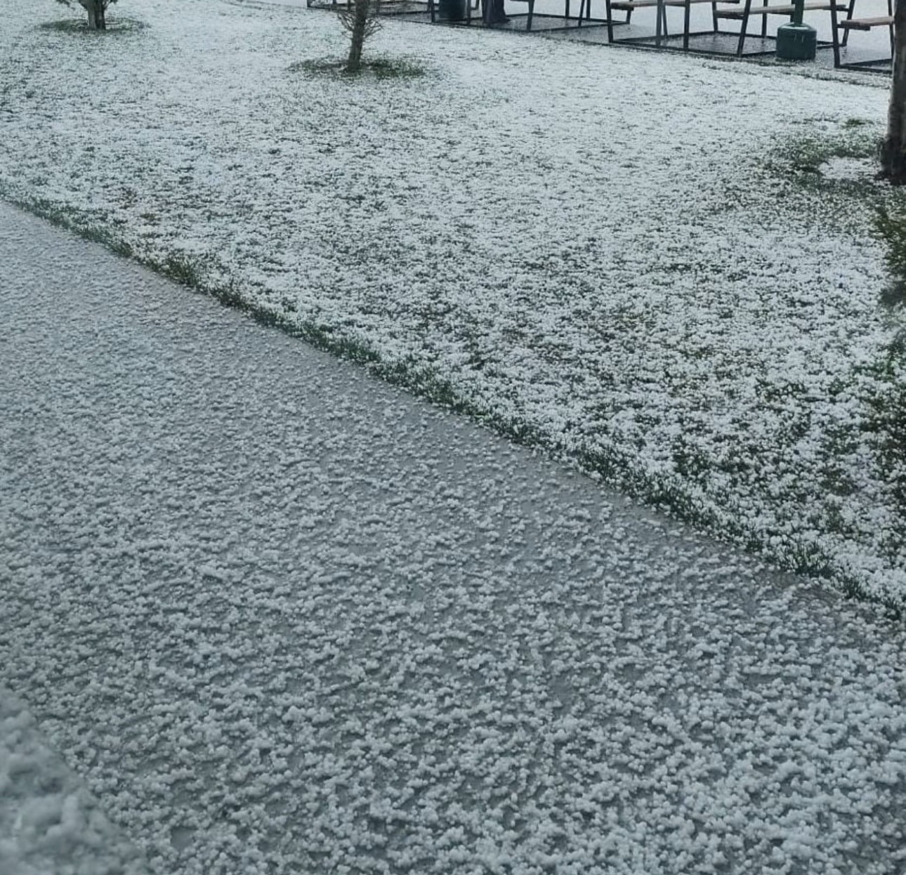 Çankırı’da dolu yağışı etkili oldu