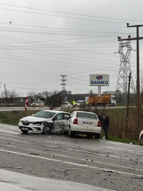 Adıyaman&rsquo;da zincirleme kaza kamerada
