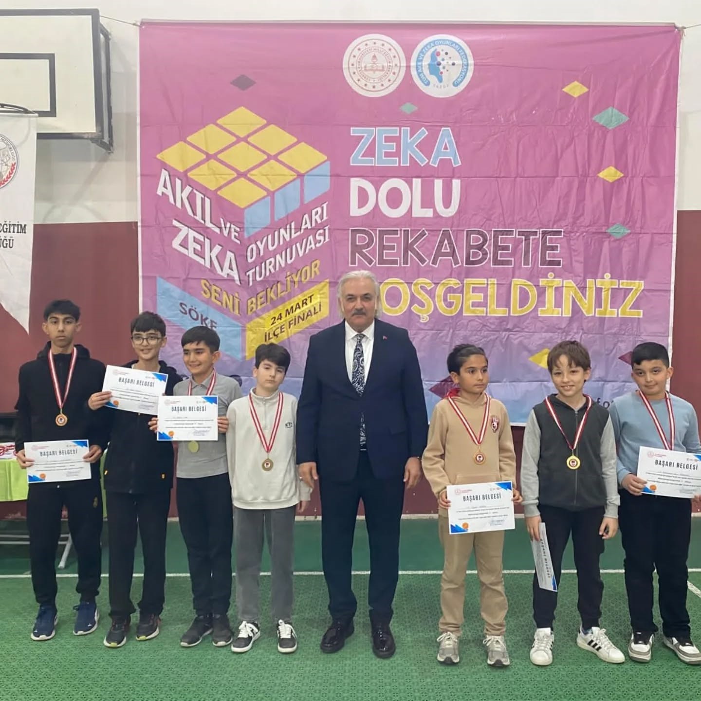 Akıl ve Zeka Oyunları İlçe Turnuvası Söke’de tamamlandı