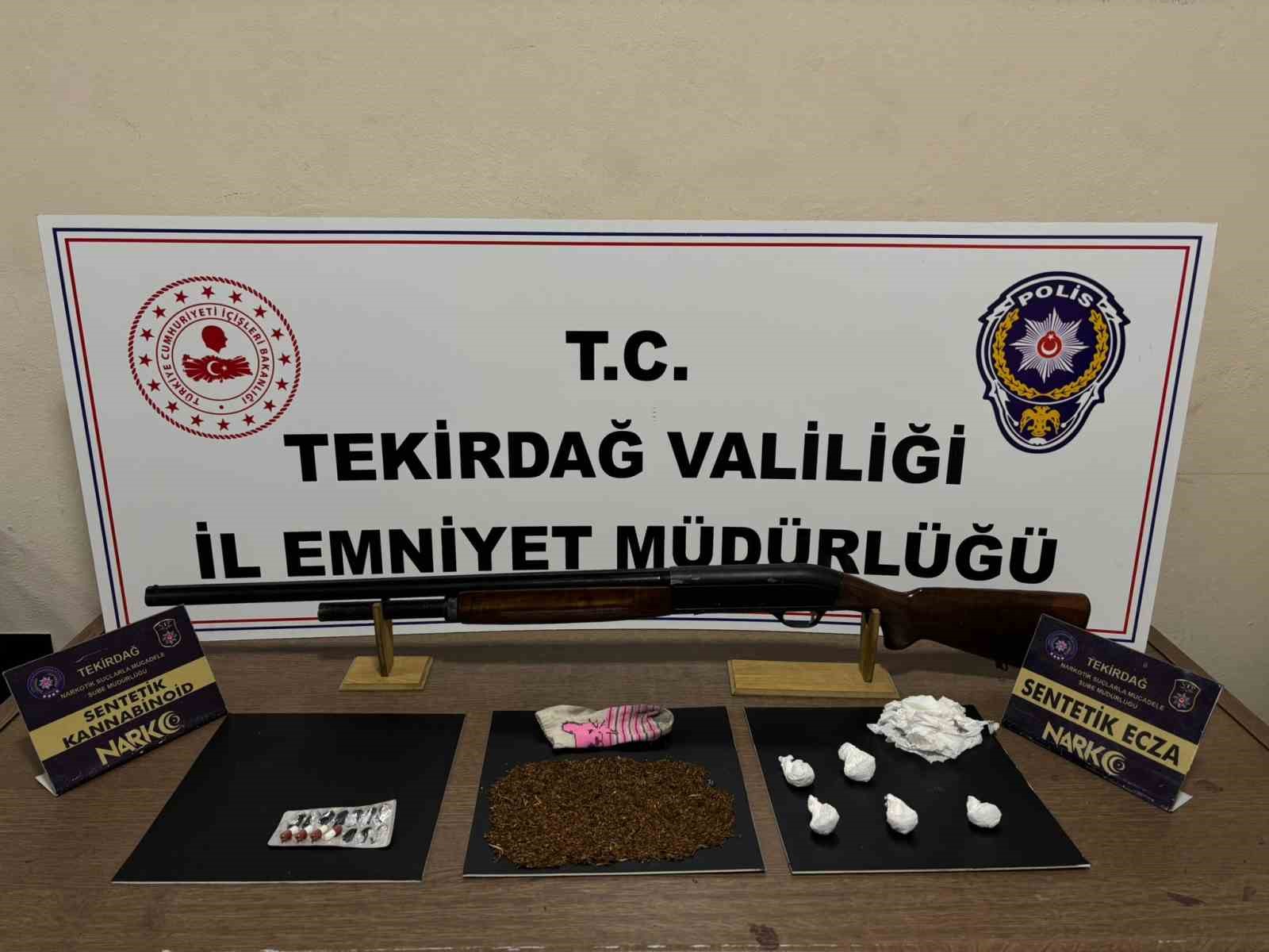 Tekirdağ&rsquo;da uyuşturucu operasyonu: 10 kişi tutuklandı
