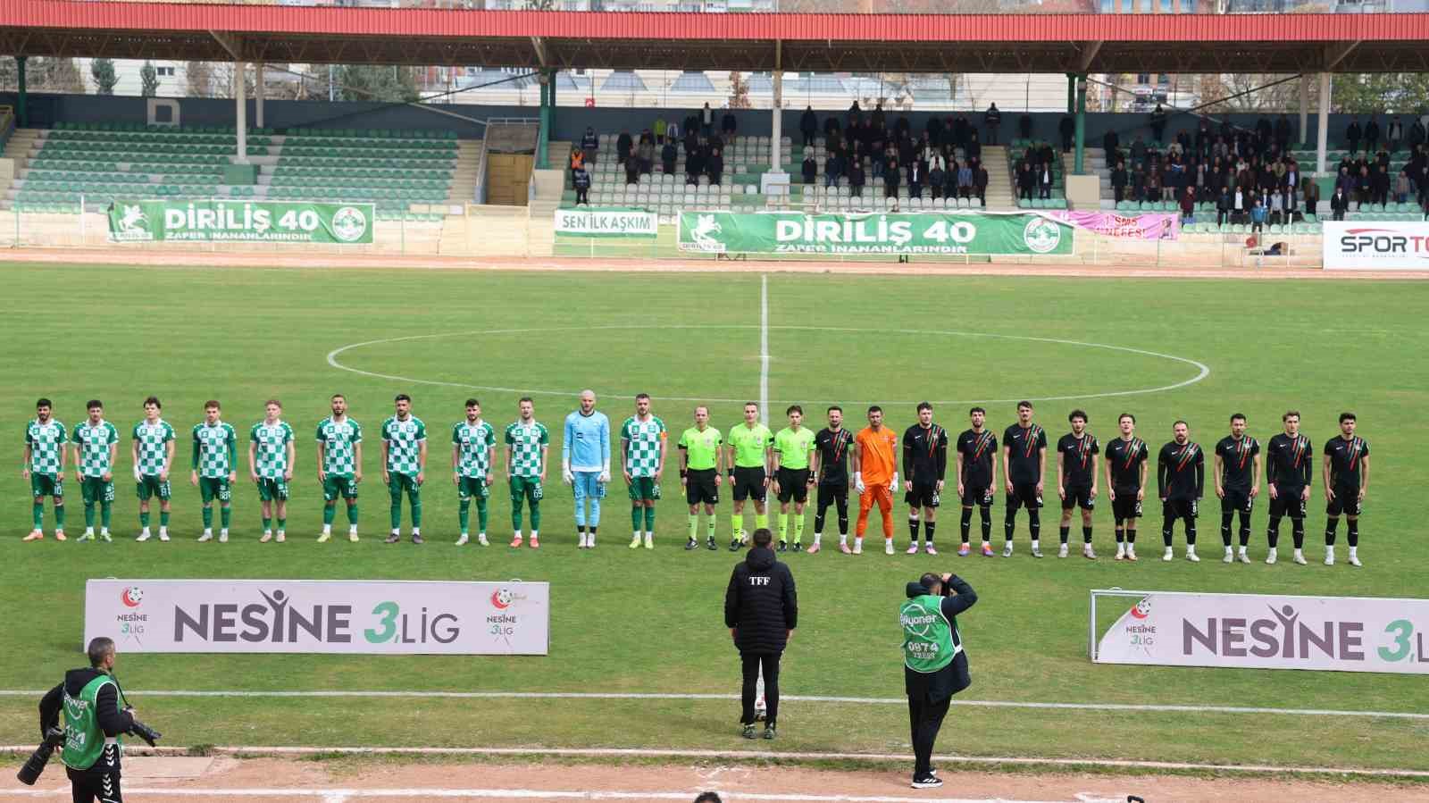 TFF 3. Lig: Kırşehir FK: 1 - Diyarbekir Spor: 1