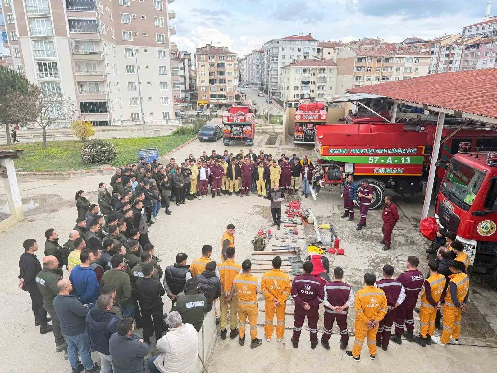 Sinop’ta orman muhafızlarına kritik eğitim