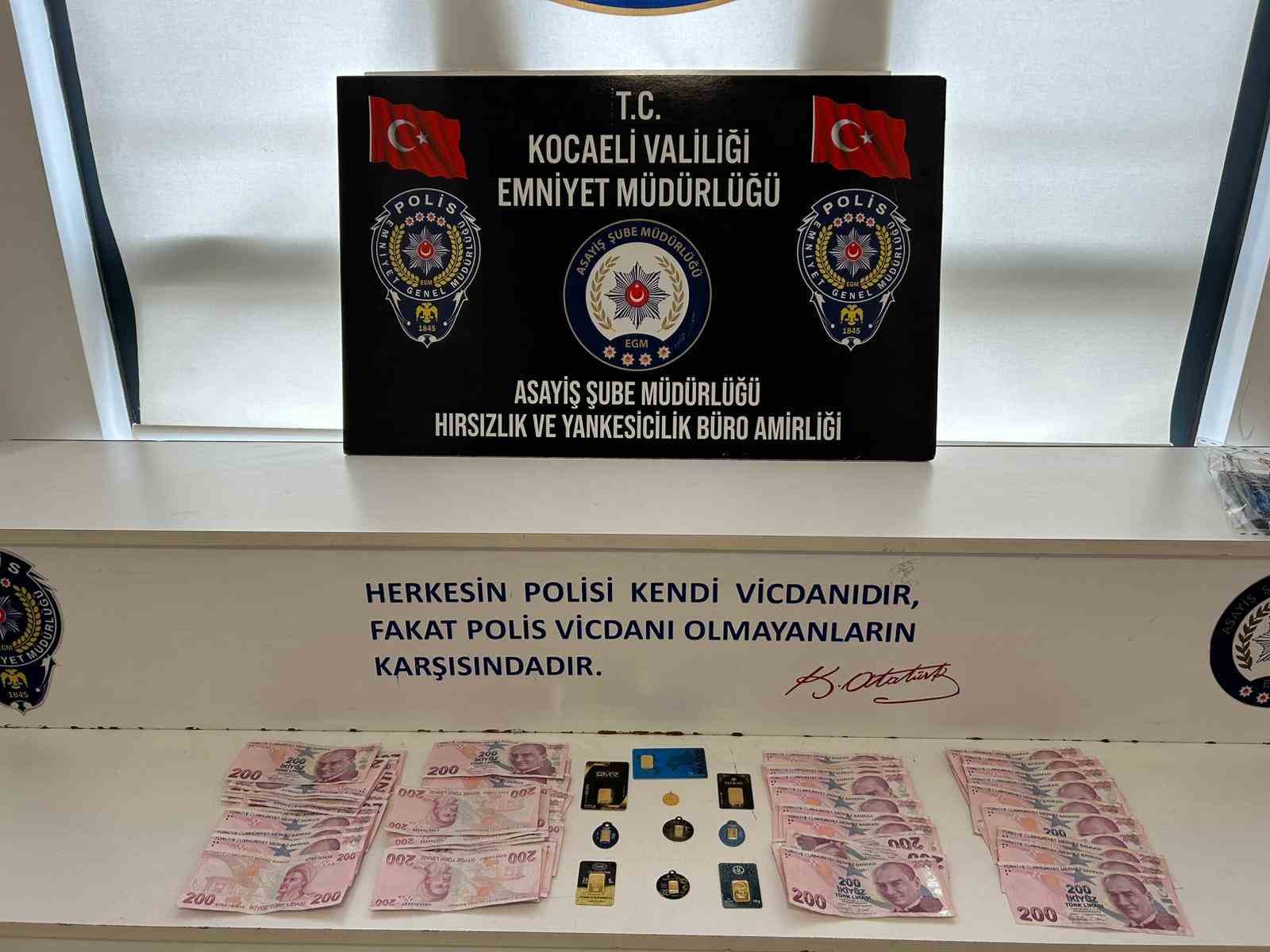 İ&ccedil;inde altın bulunan &ccedil;elik kasayı &ccedil;aldı, polis evinde yakaladı
