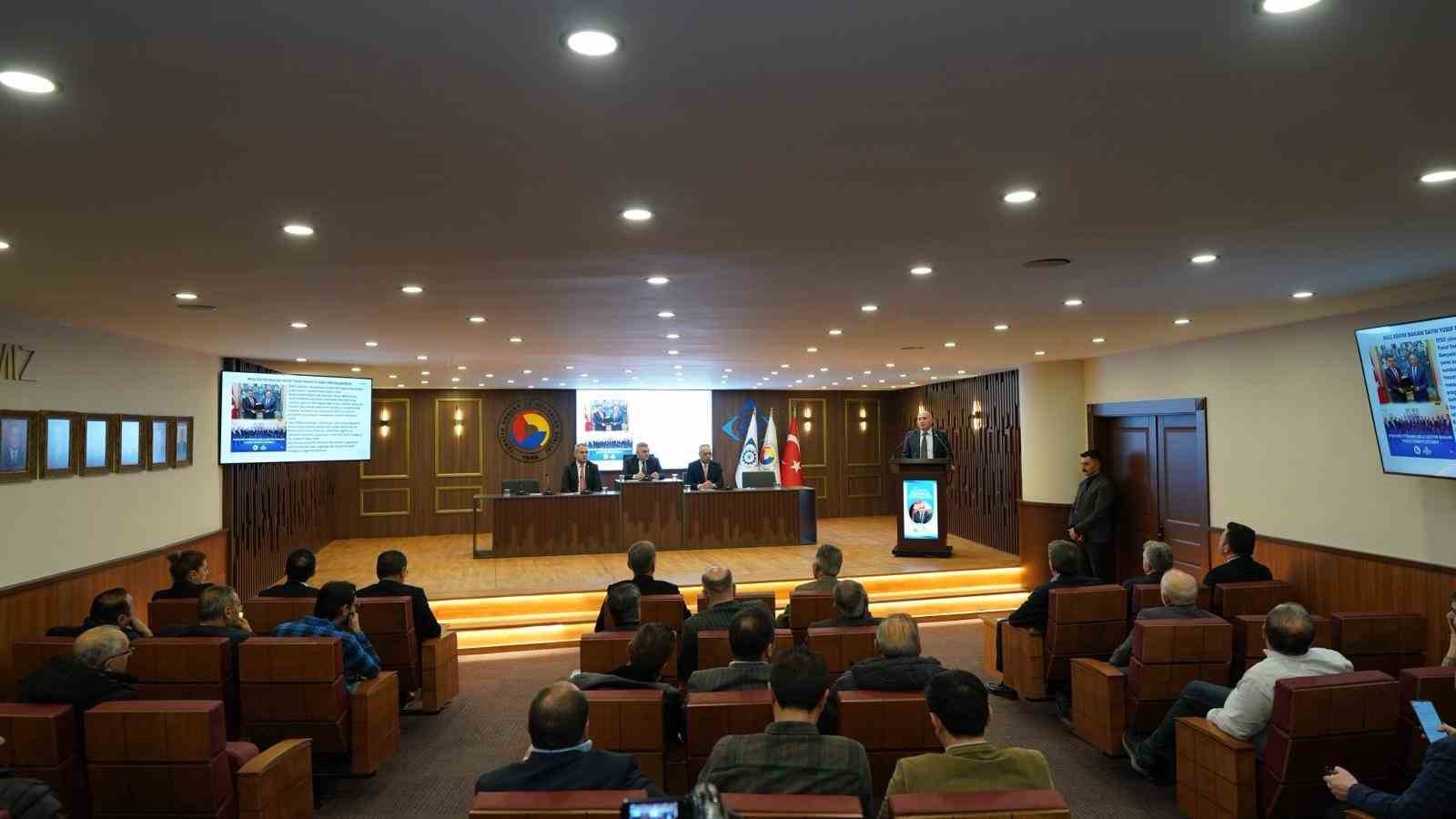 ETSO Mart ayı Meclis Toplantısı yapıldı: UR-GE projelerinde T&uuml;rkiye birinciliği vurgulandı
