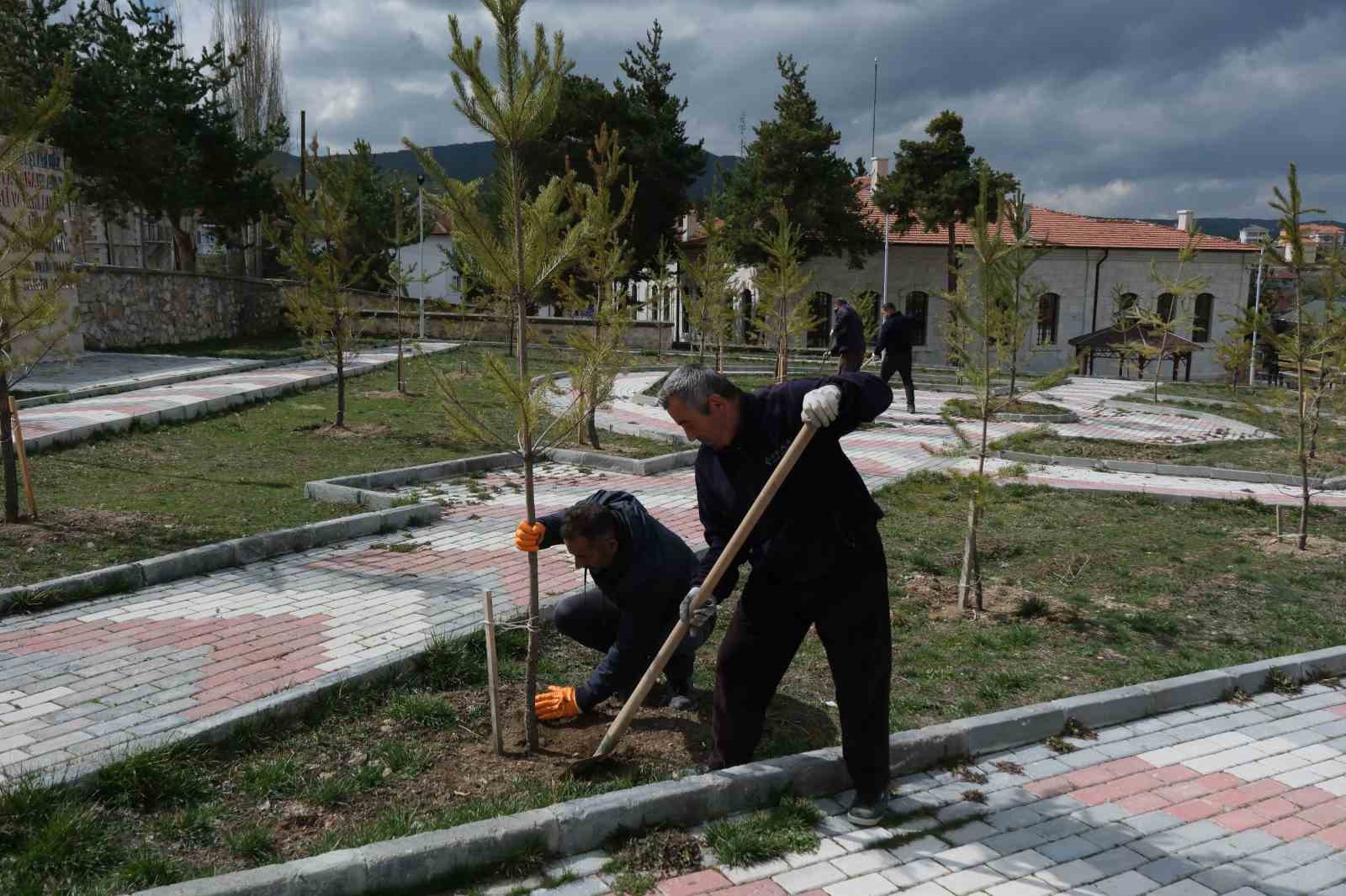 Akdağmadeni&rsquo;nde bahar mesaisi: park ve bah&ccedil;eler yenileniyor
