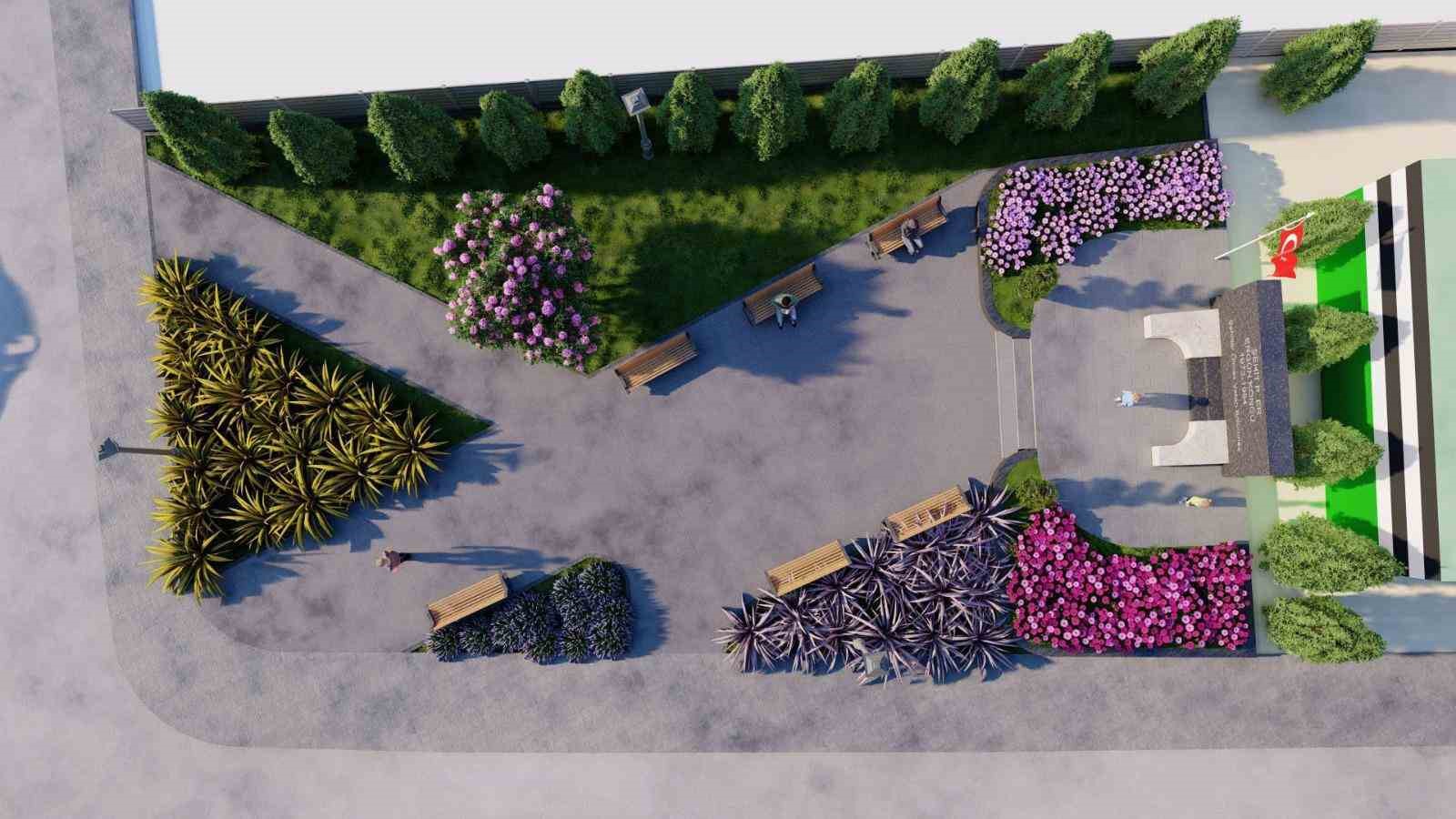 Şehit Erg&uuml;n K&ouml;nc&uuml;&rsquo;n&uuml;n anısına park ve anıt inşa ediliyor
