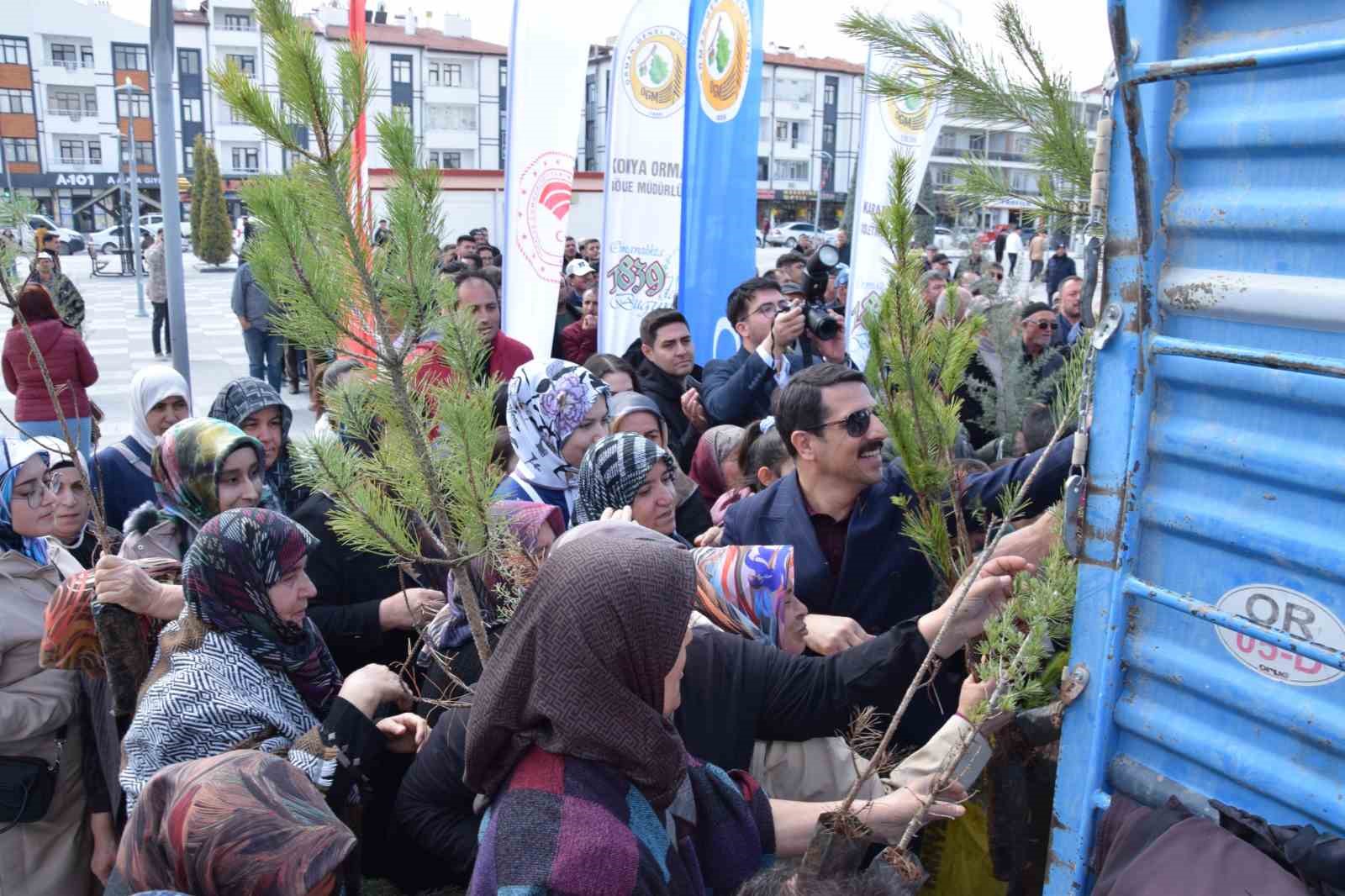 Karapınar’da ağaçlandırma etkinliği