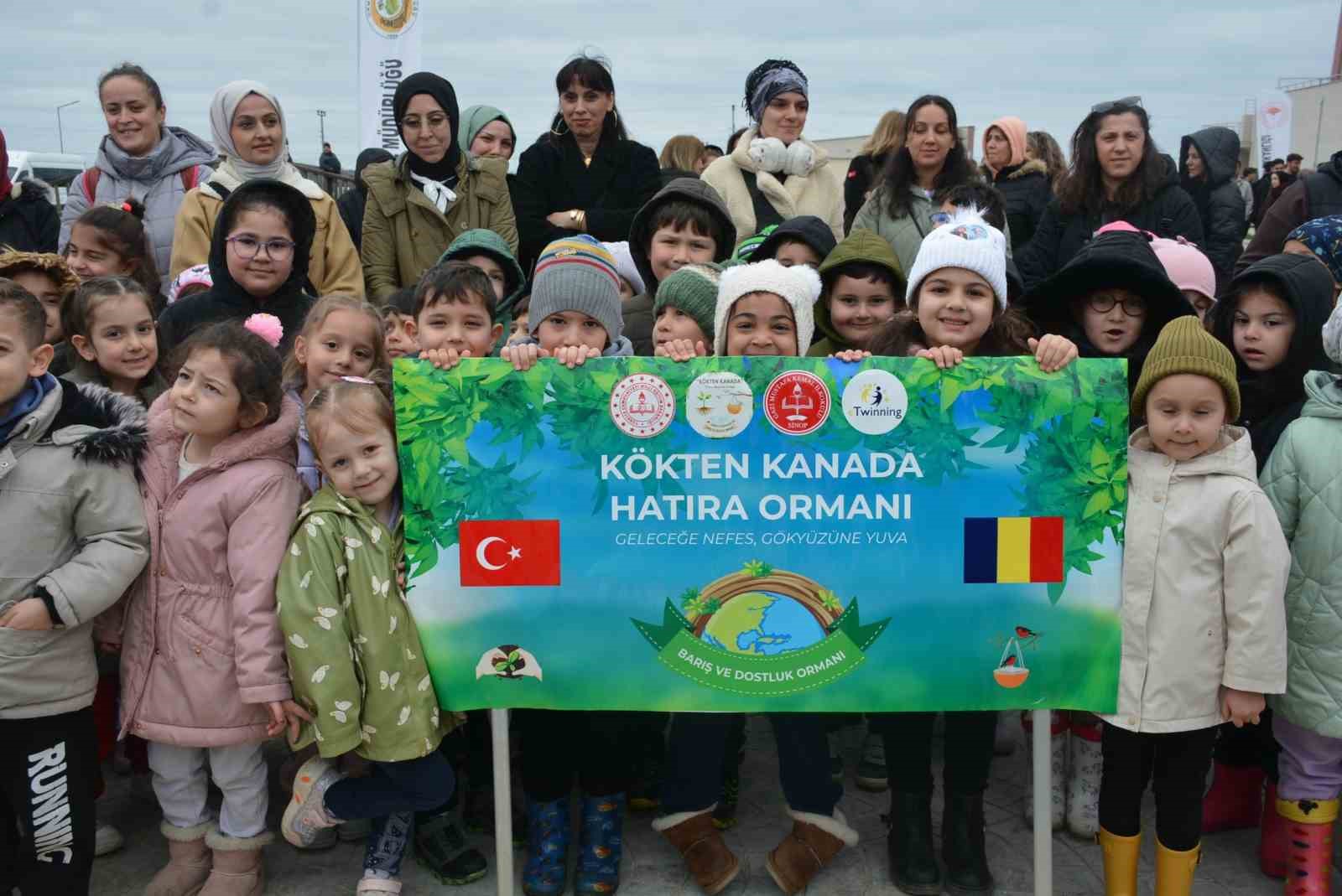 Sinop&rsquo;ta 5 bin 700 fidan toprakla buluştu
