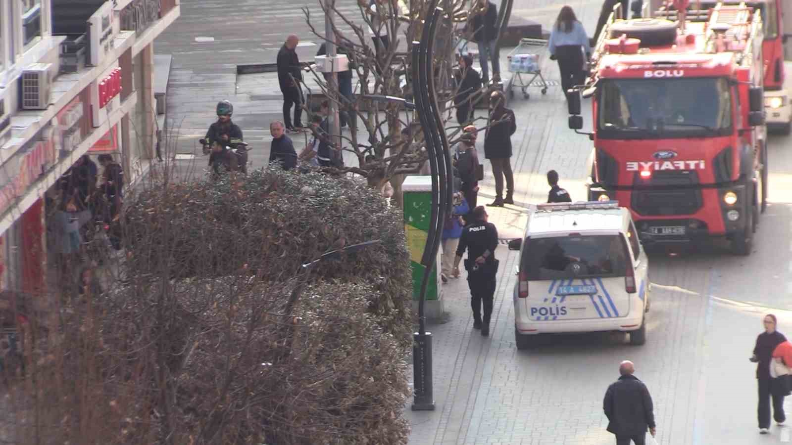 Bolu’da yanık kokusu itfaiye ekiplerini harekete geçirdi