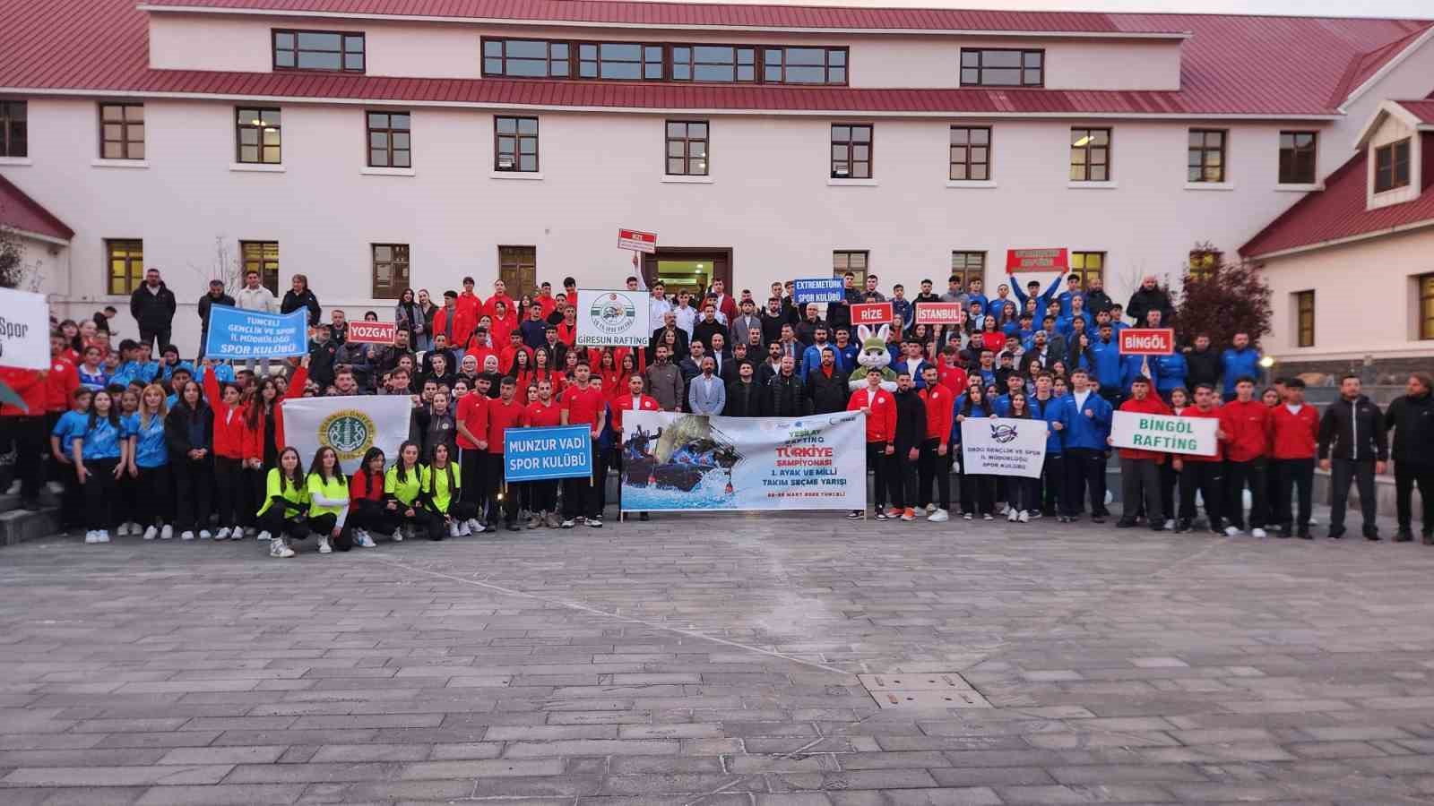 Yeşilay Türkiye Rafting Şampiyonası ve Milli Takım Seçme Yarışları başladı