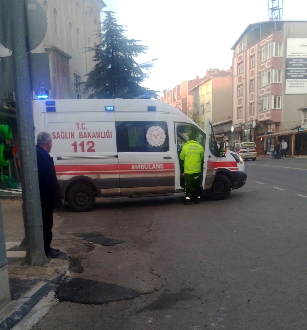 Tekirdağ’da motosiklet devrildi: 1 yaralı