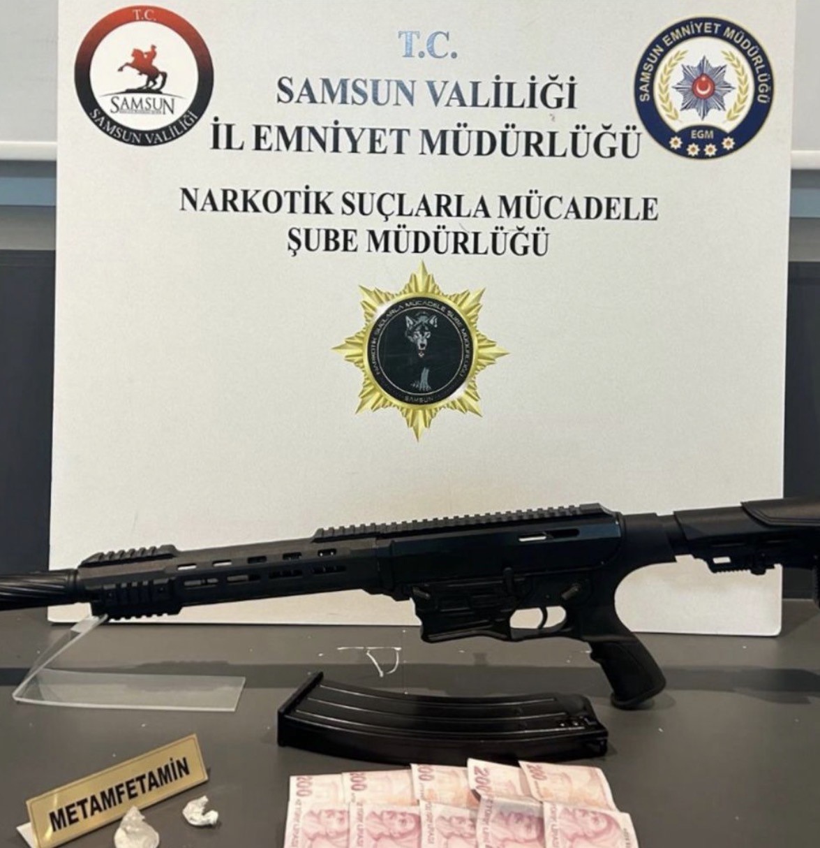 Samsun’da 3 ilçede narkotik operasyonu