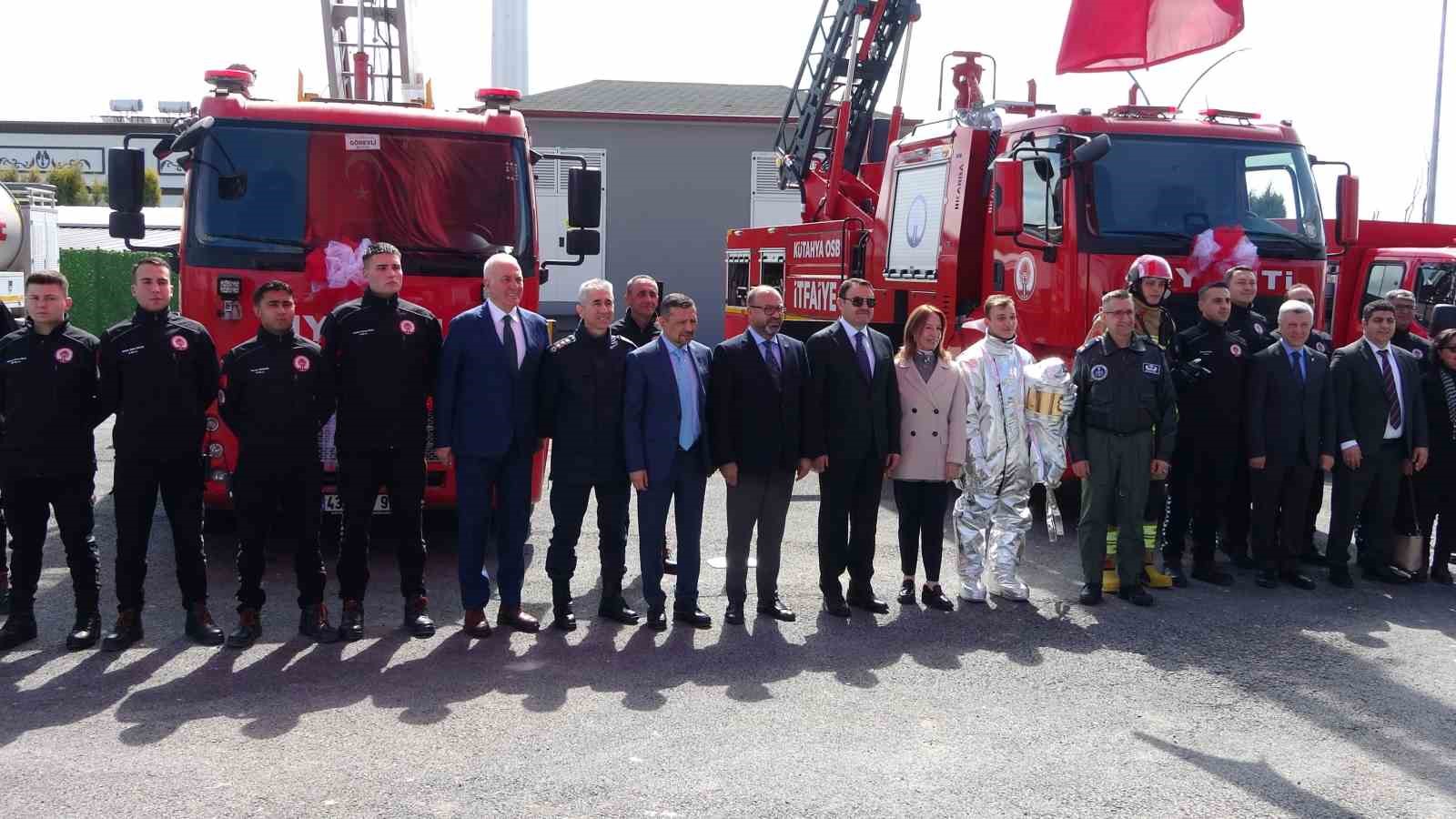 Kütahya OSB’de İtfaiye Teşkilatı hizmete sunuldu