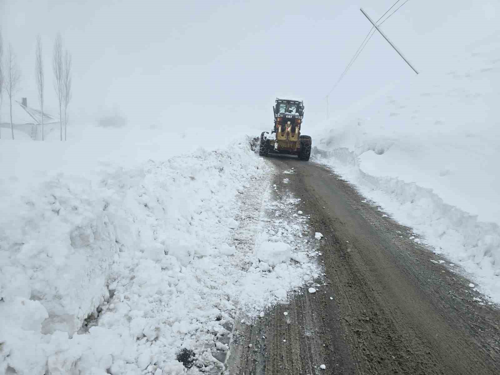 Hakkari’de 61 yerleşim yerinin yolu kapandı
