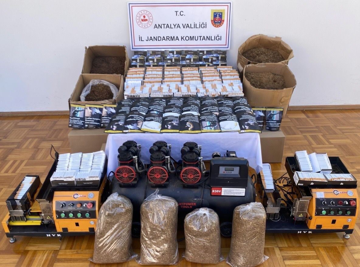 Kumluca’da 150 kilo kıyılmış tütün ele geçirildi