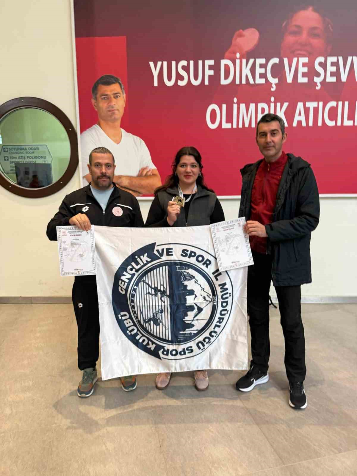 Kayserili sporcu Türkiye Şampiyonu oldu
